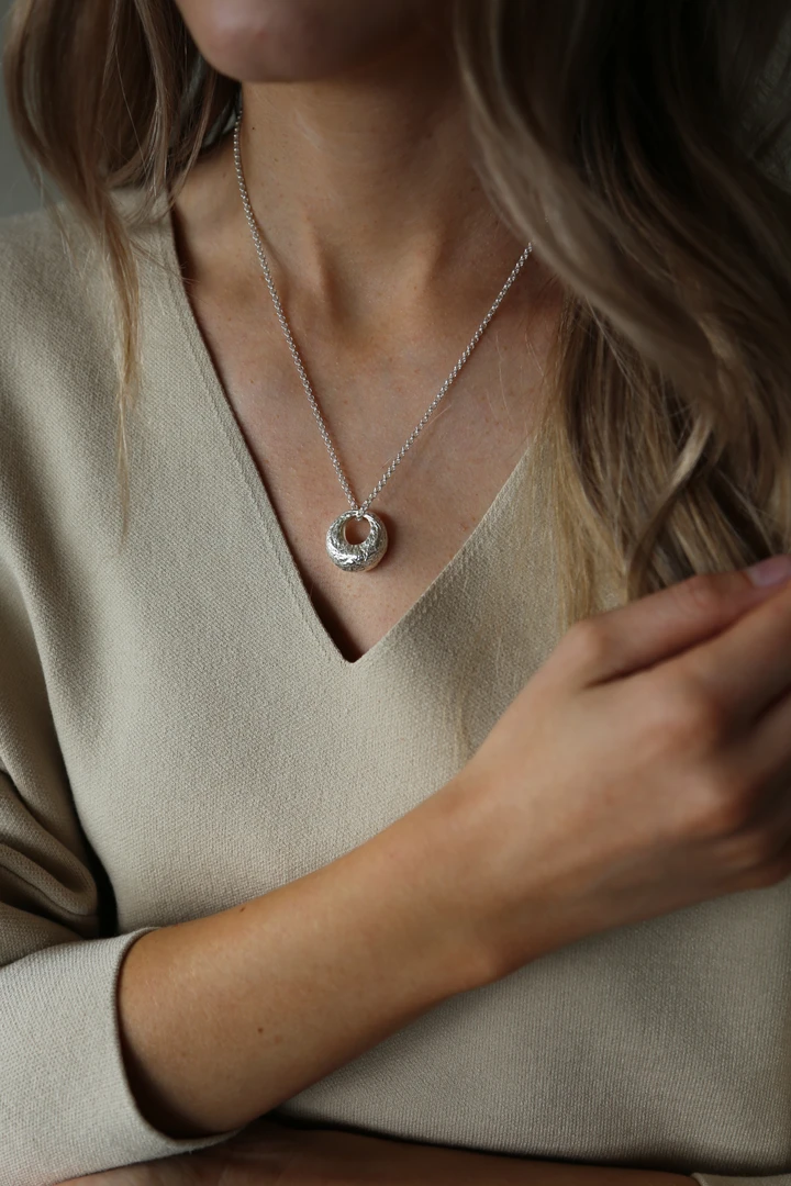 Tutti & Co Dome Silver Necklace