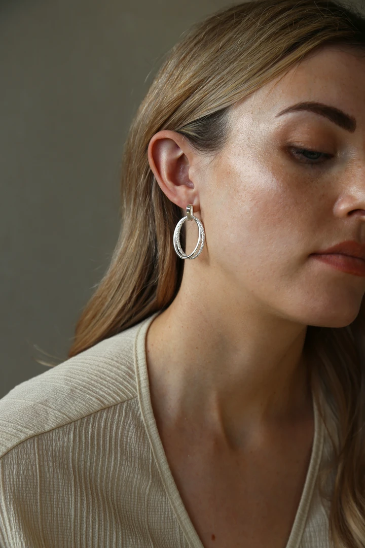 Tutti & Co Echo Silver Earrings