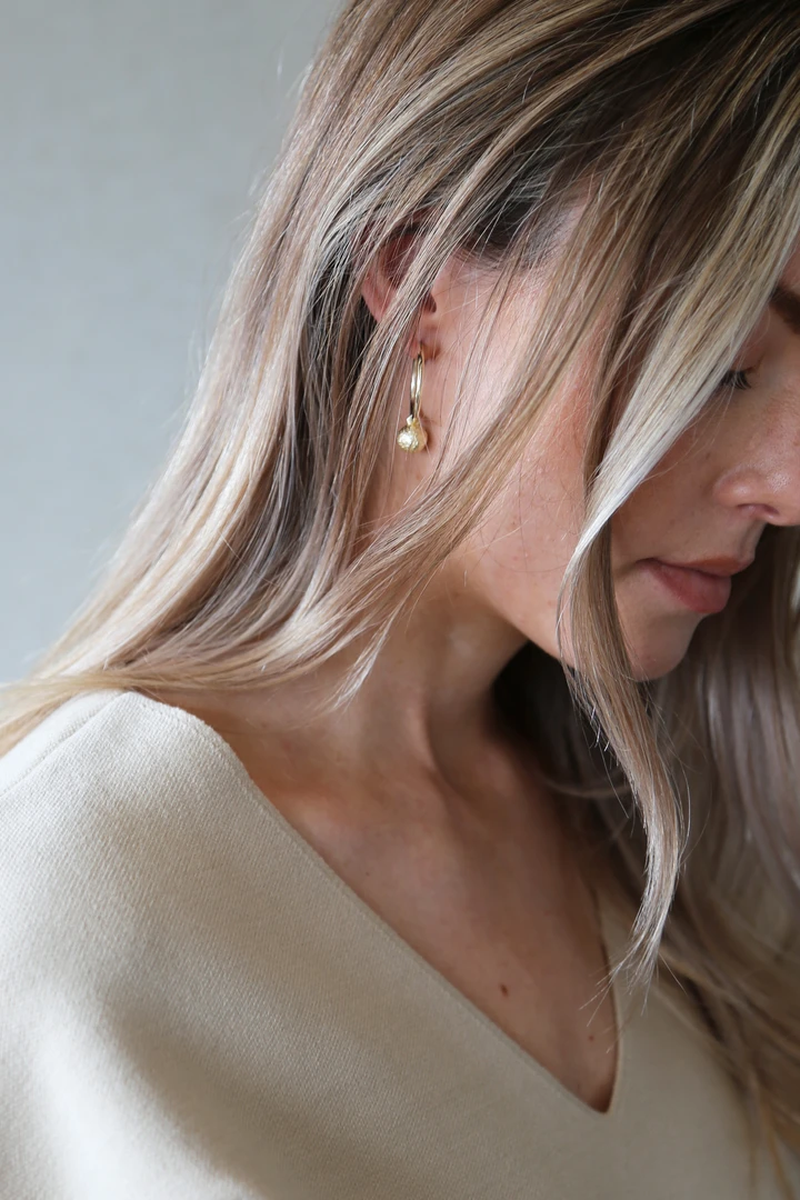 Tutti & Co Evolve Gold Earrings