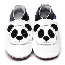 White Panda Shoes In Bag (Med)