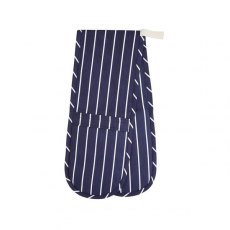 Butchers Stripe Double Oven Glove