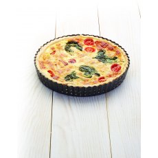 MasterClass Crusty Bake Non-stick Fluted Round Quiche Tin