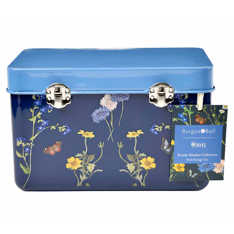 British Meadow Seed Storage Tin