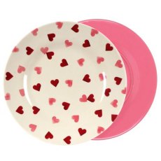 Emma Bridgewater Pink Hearts Bamboo Melamine Plate