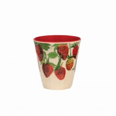 Emma Bridgewater Strawberries Bamboo Melamine Beaker