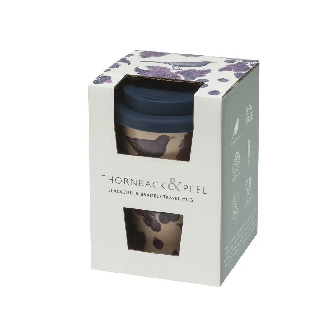 Thornback & Peel Blackbird & Bramble Travel Mug