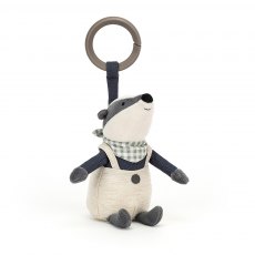 Jellycat Badger Rattle