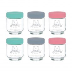 Kilner Set Of 6 Kids Jars 190ml