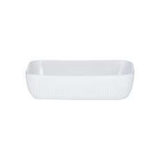 Mason Cash Linear Rectangular Dish White