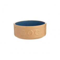 Cane & Blue Dog Bowl