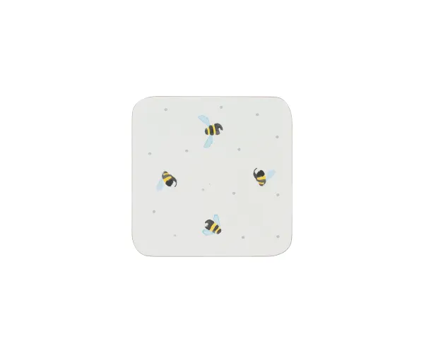 Sweet Bee Set4 Coasters