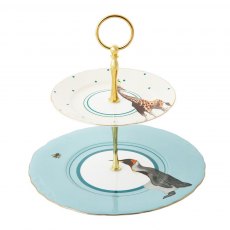 Yvonne Ellen 2 Tier Cake Stand Penguin & Giraffe