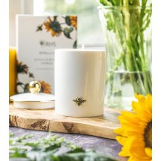 RHS Water Lily & Bergamont Ceramic Candle