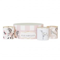 Yvonne Ellen Stay Fabulous Ceramic Candle Gift Set