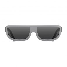 Feisty Sunglasses Matte Pale Grey/Black