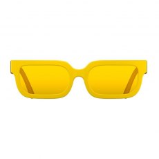 Icy Sunglasses Matte Yellow/Yellow