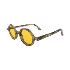 Moley Sunglasses Gloss Grey Tortoise Shell/Yellow