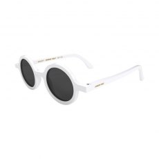 Moley Sunglasses Matte White/Black