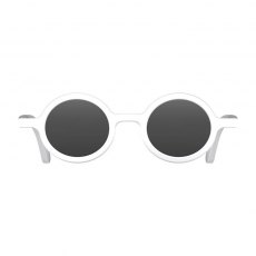 Moley Sunglasses Matte White/Black