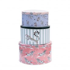 Yvonne Ellen Set Of 3 Round Animal Cake Tins