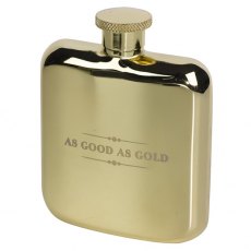 Ted Baker Hip Flask Gold