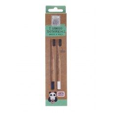 Bamboo Toothbrushes Twin Pack