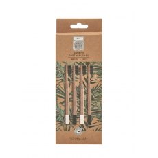 Clean & Green Bamboo Toothbrushes Pk4
