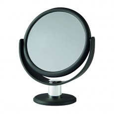 Round Soft Touch Metallic Mirror