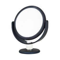 Round Soft Touch Metallic Mirror