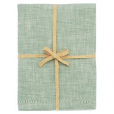 Moss Chambray Tablecloth 130x280
