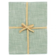 Moss Chambray Tablecloth 130x280