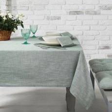 Moss Chambray Tablecloth 130x280