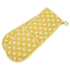 Bumble Bee Ochre Double Oven Glove