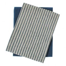 Hampton Stripe Tea Towel Set Of 2
