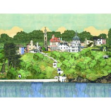 Amlinell Portmeirion O’r môr | Portmeirion Skyline From the Sea