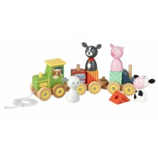 Farm Animal Puzzle Train