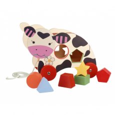 Cow Pull Along Shape Sorter