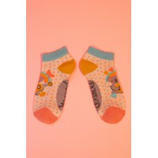 Powder UK Ladies Trainer Socks Musical Koala