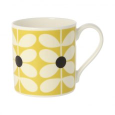 Orla Kiely 60's Stem Ochre Quite Big Mug