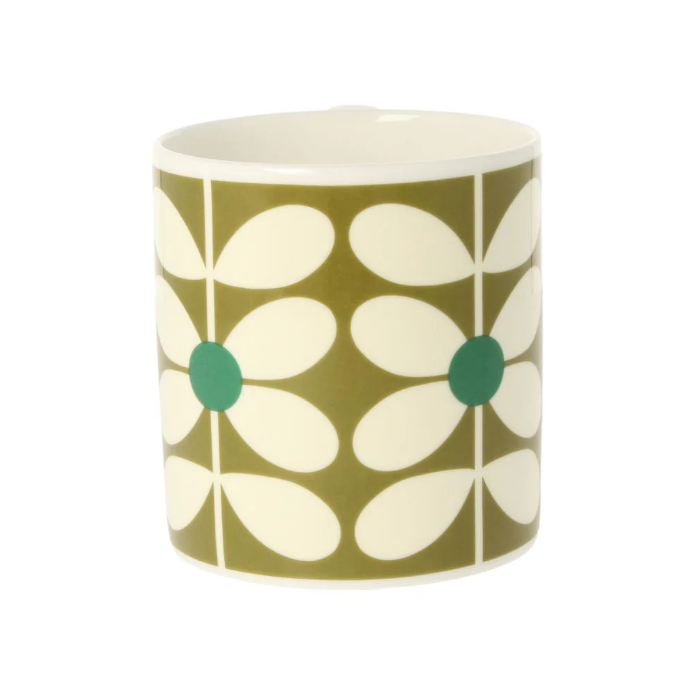 Orla Kiely Sixties Stem Olive Mug