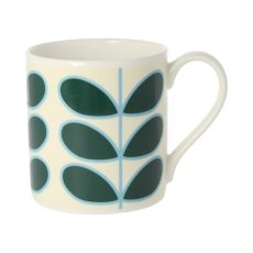 Orla Kiely Linear Stem Teal Mug