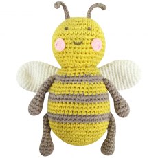 Albetta Crochet Baby Bee Rattle Toy