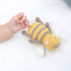 Albetta Crochet Baby Bee Rattle Toy