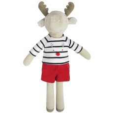 Christmas Moose Velvet Toy