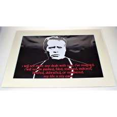 The Prisoner Mounted Print - My Life is My Own