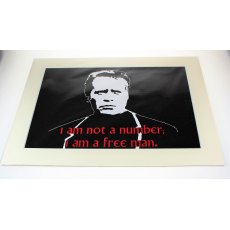 The Prisoner Mounted Print - I'm A Free Man