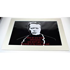 The Prisoner Mounted Print - What do you want?