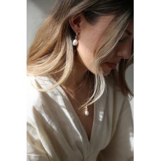 Tutti & Co Pearl Earrings Gold