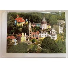 Portmeirion Village Aerial View A6 Card