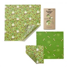 Land Print Beeswax Wrap 3 Combo